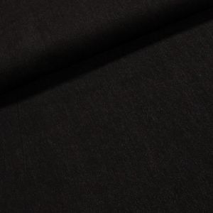 Směsová riflovina (denim, džínovina) 01050-001 černá, š.135cm (látka v metráži)