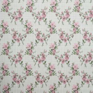 Ubrus PVC s textilním podkladem 1243-1, pivoňky růžové, š.140cm (metráž)