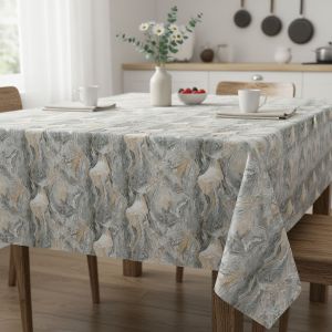 Ubrus PVC s textilním podkladem 1573-01, šedý mramor, š.140cm (metráž)