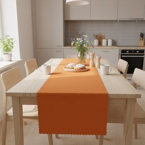 Ubrusovina / štola teflonová úprava, 3095, jednobarevná skořicová, š.38cm (metráž)