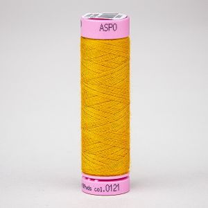 Univerzální šicí nit Amann ASPO 120 polyesterová, jantarová tmavě žlutá 0121, návin 100m 