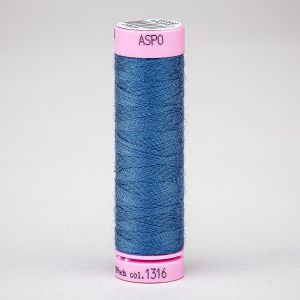 Univerzální šicí nit Amann ASPO 120 polyesterová, kobaltová modrá 1316, návin 100m 