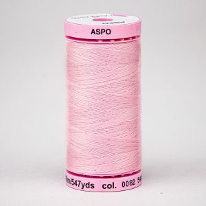 Univerzální šicí nit Amann ASPO 120 polyesterová, světle růžová 0082, návin 500m 