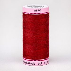 Univerzální šicí nit Amann ASPO 120 polyesterová, karmínová červená 0105, návin 500m 