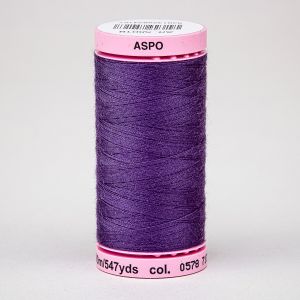 Univerzální šicí nit Amann ASPO 120 polyesterová, fialková 0578, návin 500m 