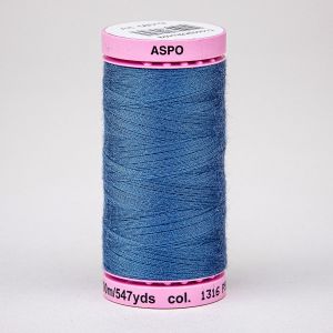 Univerzální šicí nit Amann ASPO 120 polyesterová, kobaltová modrá 1316, návin 500m 
