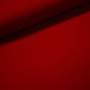 Bavlněný úplet TEPLÁKOVINA 81980245 UNI jednobarevná červená, š.180cm (látka v metráži)