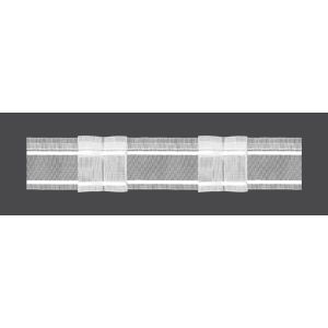 Záclonová řasící páska, stuha U2/Z-200, dva sklady, řasení 1:2, transparentní, šířka 5cm (v metráži)