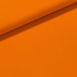 Žebrovaný bavlněný úplet 6201 061142 jemný, oranžový, š.180cm (látka v metráži)