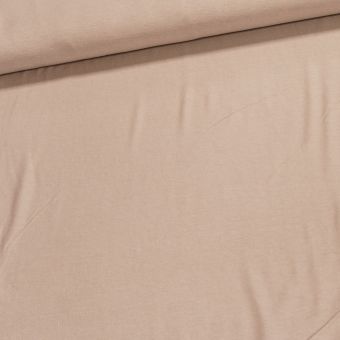 Bavlněný úplet UNI 2901 0948, jednobarevný mocca / kávový, š.185cm (látka v metráži)