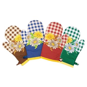 Kuchyňská chňapka GERBERA, zelená, 28x18cm