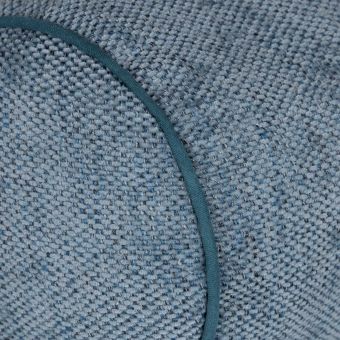 Dekorační polštářek VÁLEC 155964 B, žinýlka, modrý, 15x40cm