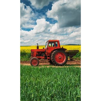 Dětský froté ručník ČERVENÝ TRAKTOR, 30x50cm