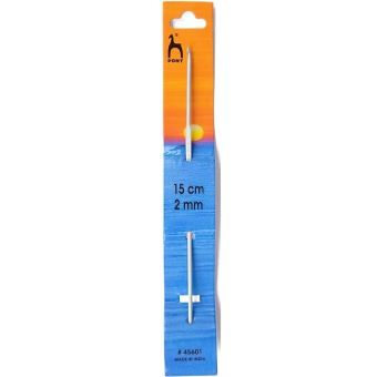 Háček na háčkování PONY, hliník / teflon 45601, velikost 2mm, délka 15cm
