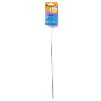 Háček na háčkování PONY, tuniský hliníkový 43601, velikost 2mm, délka 30cm