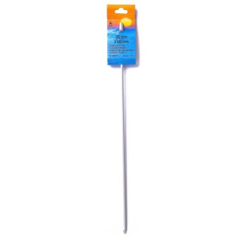 Háček na háčkování PONY, tuniský hliníkový 43607, velikost 3,5mm, délka 30cm