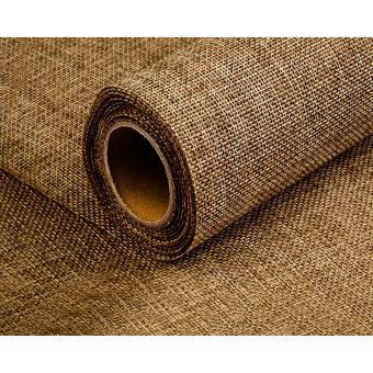 Imitace juty, dekorační juta (pytlovina) 380439/1 jednobarevná přírodní režná, š.47-48cm (látka v metráži)