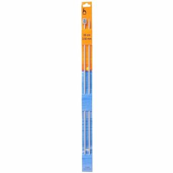 Pletací jehlice PONY, hliníkové, rovné, 2 kusy, délka 35cm, velikost 3,5mm
