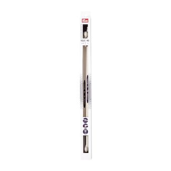 Pletací jehlice PRYM ERGO 190413, ergonomické plastové, rovné, 2 kusy, délka 40cm, velikost 10mm
