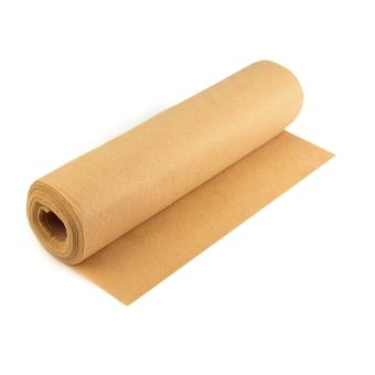 Filc / plsť 730123/18 jednobarevný, světle hnědý, š. 41cm, 215g/m2, tloušťka 1-1,4mm (látka v metráži)
