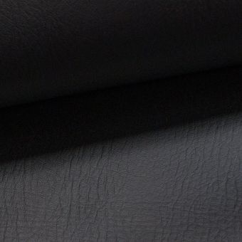 Potahová látka, čalounická KOŽENKA HOCK, H_CZ_0.8, černá, š.145cm, 460g/m2 (látka v metráži)