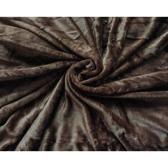 Prostěradlo MIKROFLANEL MyHOUSE 90x200cm, hnědé