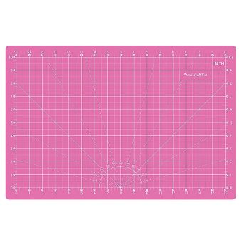Řezací podložka na látky, patchwork TEXI PINK S, samosvorná, růžová, 45x30cm, vel. S , tloušťka 3mm