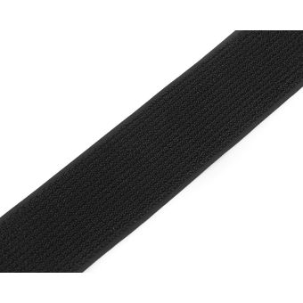 Suchý zip háček + plyš na jedné stuze 890687 černý, šířka 5cm (v metráži)