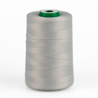 Texturovaná poylesterová, pružná chemlonová nit POLYTEX 90 pro overlocky/průmyslové/klasické šicí stroje, 882 světle šedá, návin 5000m