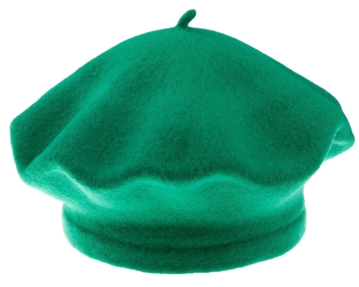 TONAK Dámský vlněný baret TONAK FLORA 001-060785, pastelově zelený, univerzální velikost