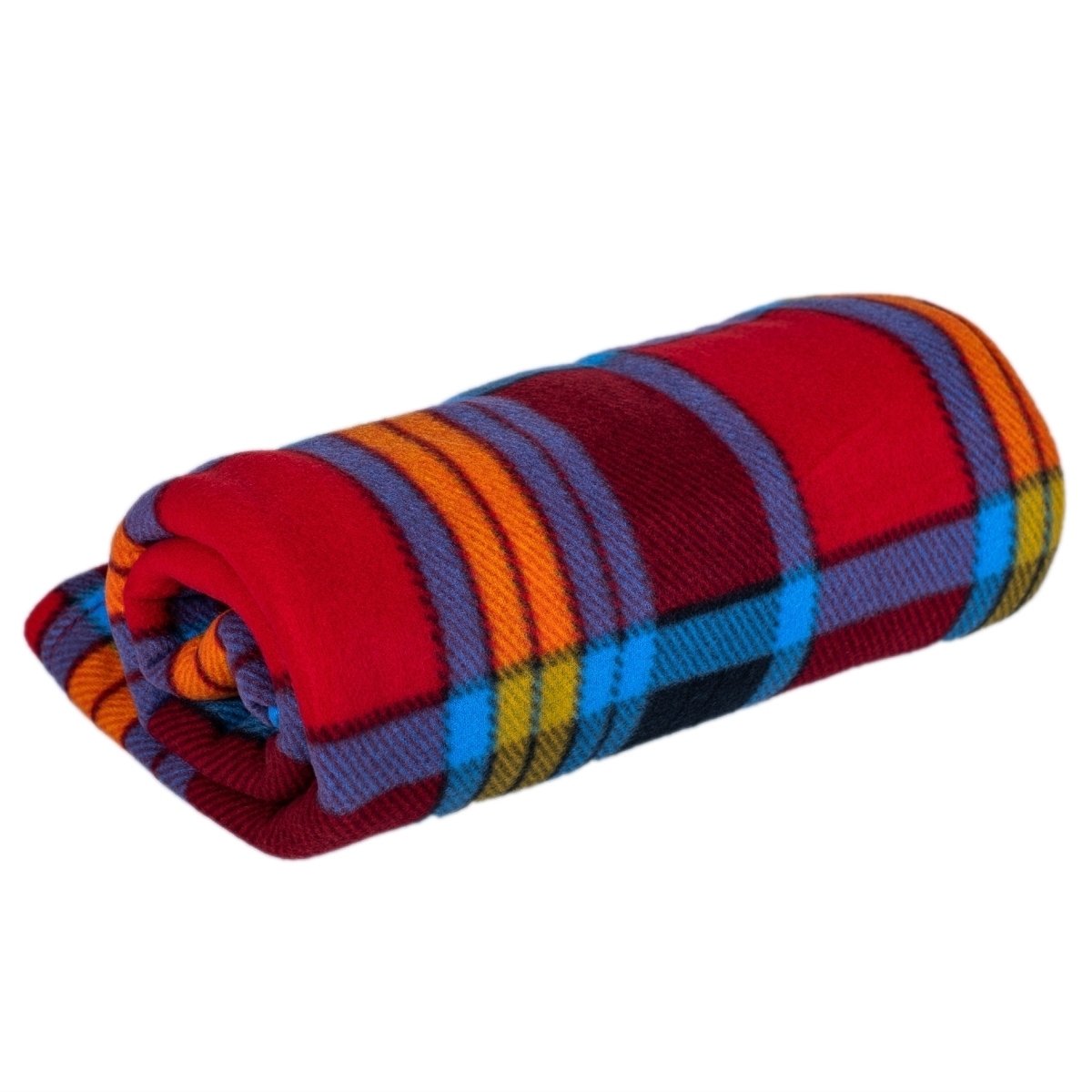 Fleecová deka KOSTKA multicolor 150 x 200 cm