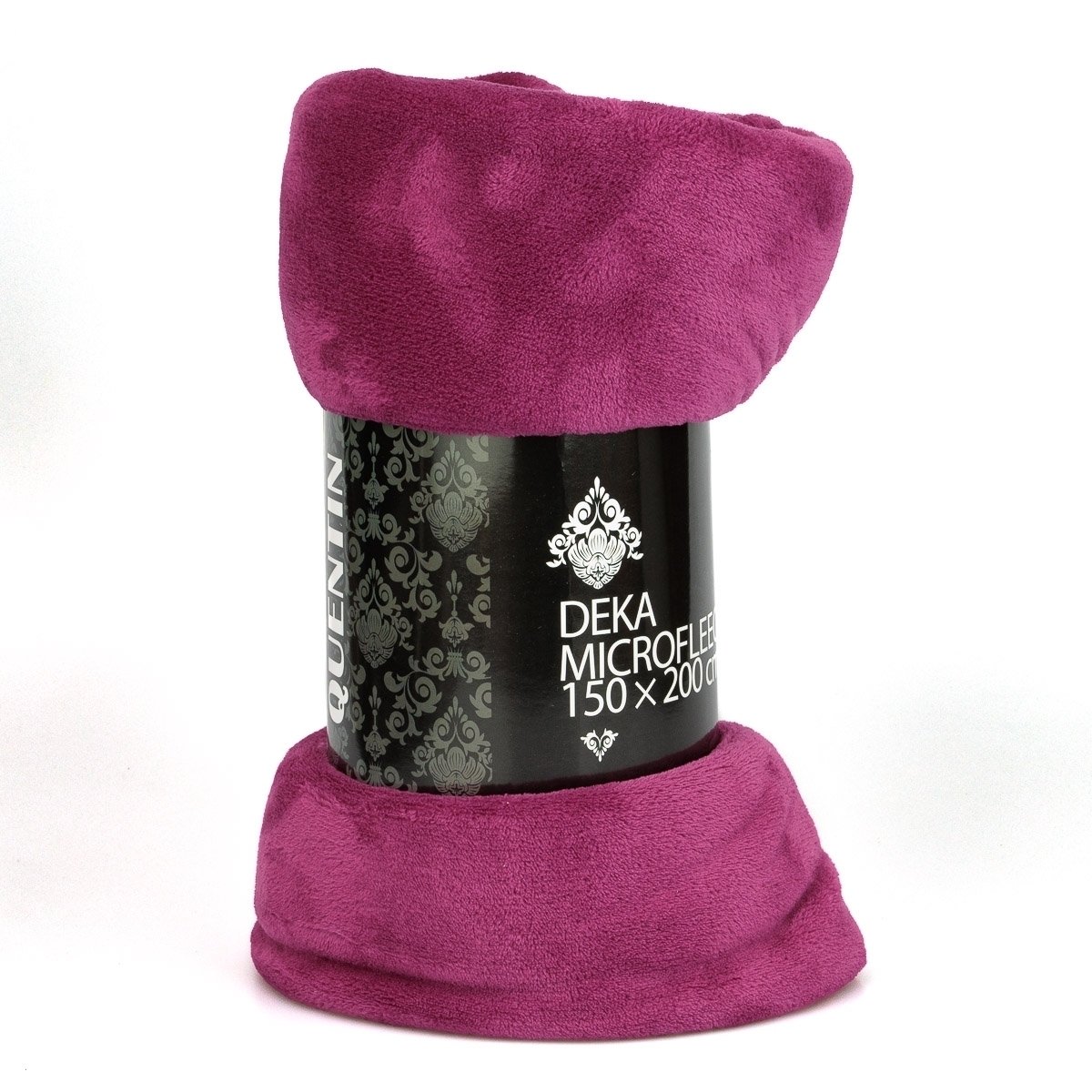 Quentin deka mikrofleece QUENTIN AK-2396 jednobarevná ostružinová, 150x200cm