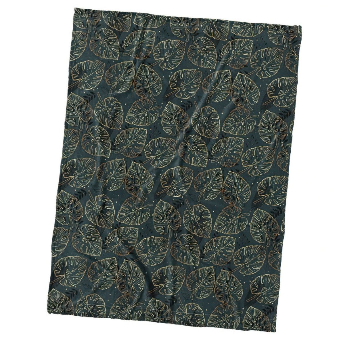 TipTrade s.r.o. Mikroplyšová deka Listy v barvách Podzimu 150x200 cm