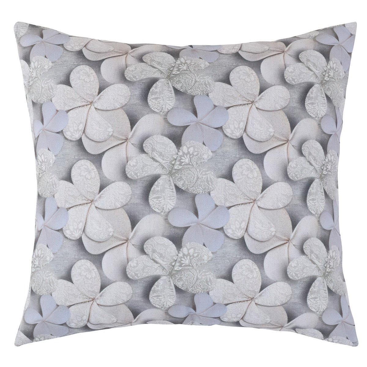Bellatex polštářek DITA 401, ŠEDÝ KVĚT, 45x45cm