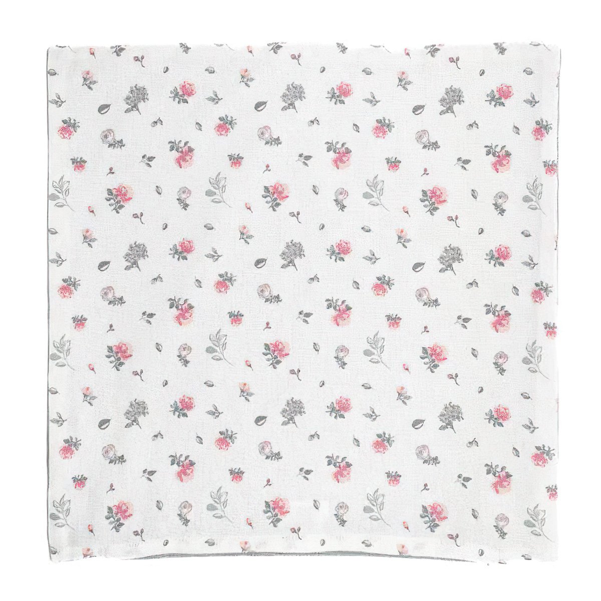 Quentin povlak KYTKY QK-126, růžovo-šedá 40x40cm