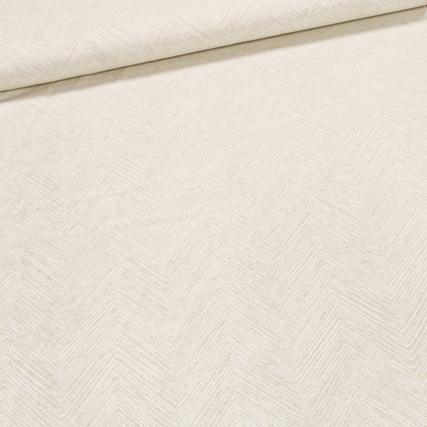 Forbyt dekorační závěs ŽAKAROVÁ DECORA, rybí kost, béžová, šířka 140cm (látka v metráži)