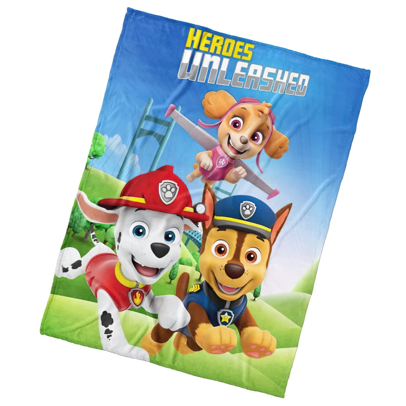 Carbotex Dětská deka Tlapková Patrola Odvážní Hrdinové 150x200 cm