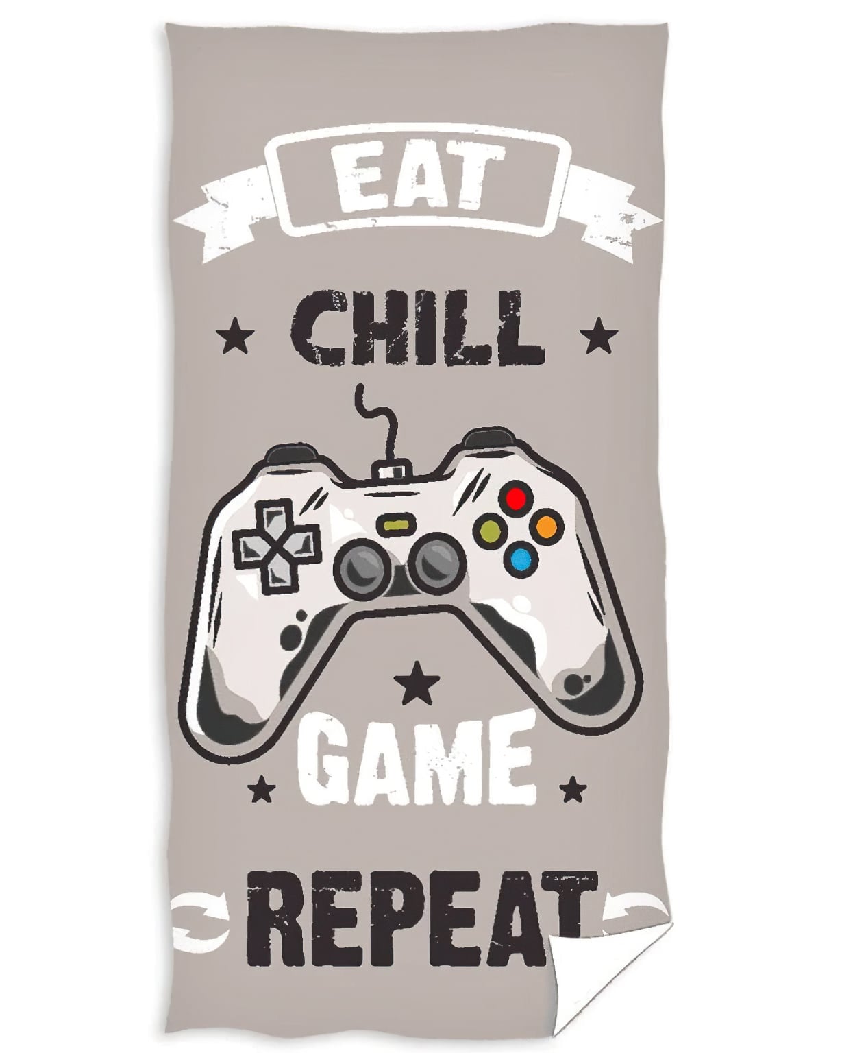 Carbotex Plážová osuška Gamer Herní Flow 90x180 cm