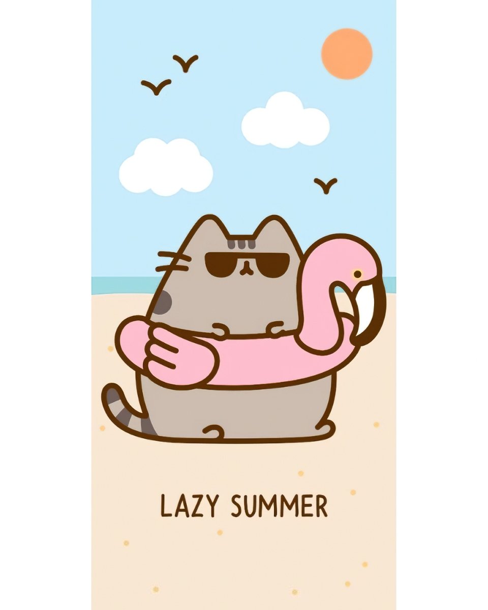 Carbotex Dětská osuška Kočička Pusheen Mňaumózní Dovolená