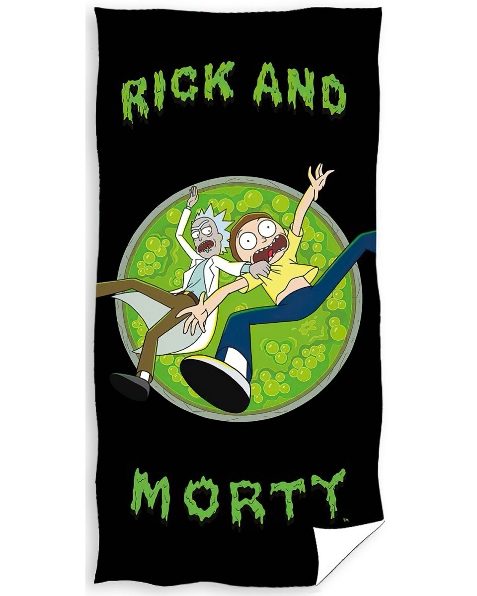 Carbotex Dětská osuška Rick and Morty Skok do třetí Dimenze