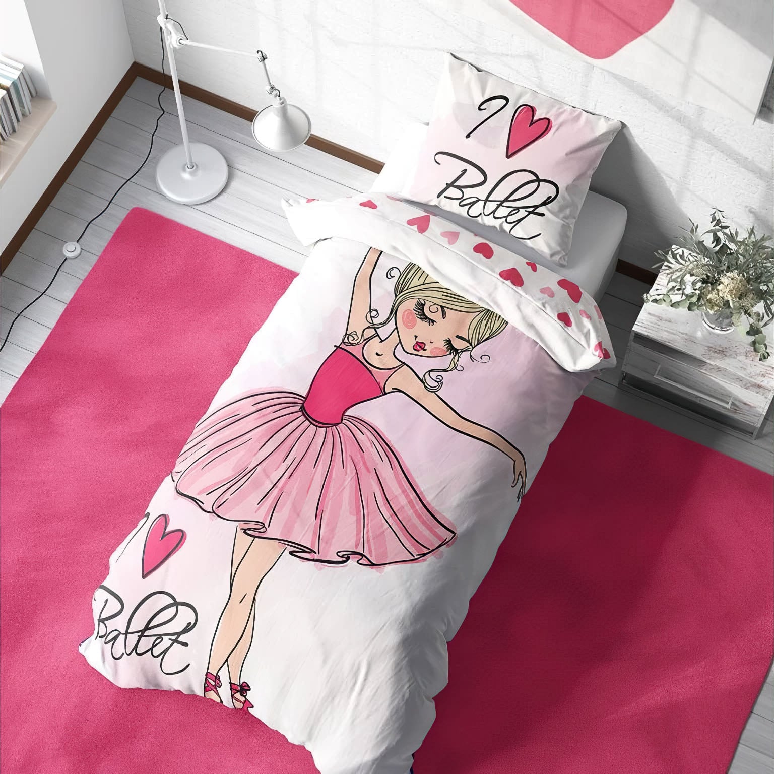 TipTrade s.r.o. Bavlněné povlečení Baletka z Růžového Snu