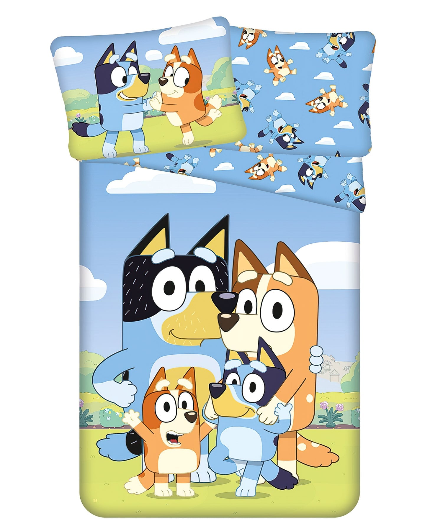 Jerry Fabrics Povlečení Bluey 004 Varianta: Povlečení Bluey 004 140x200, 70x90 cm