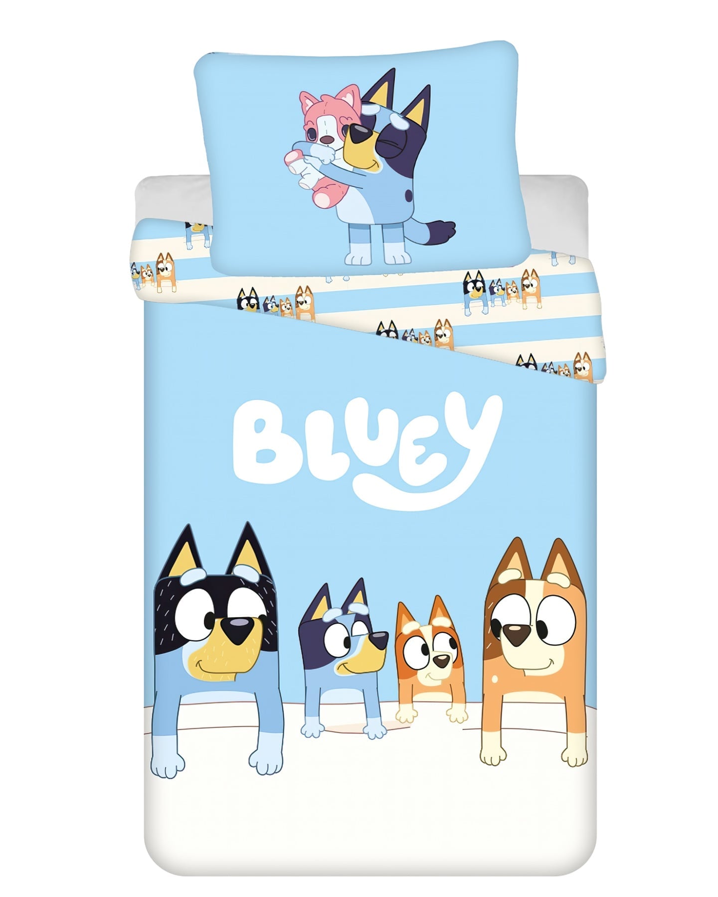 Jerry Fabrics Povlečení Bluey Varianta: Povlečení Bluey 140x200, 70x90 cm