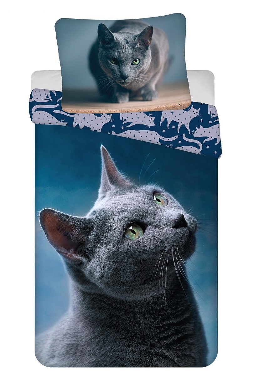 Universal design Povlečení fototisk Dark Cat Varianta: Povlečení fototisk Dark Cat 140x200, 70x90 cm