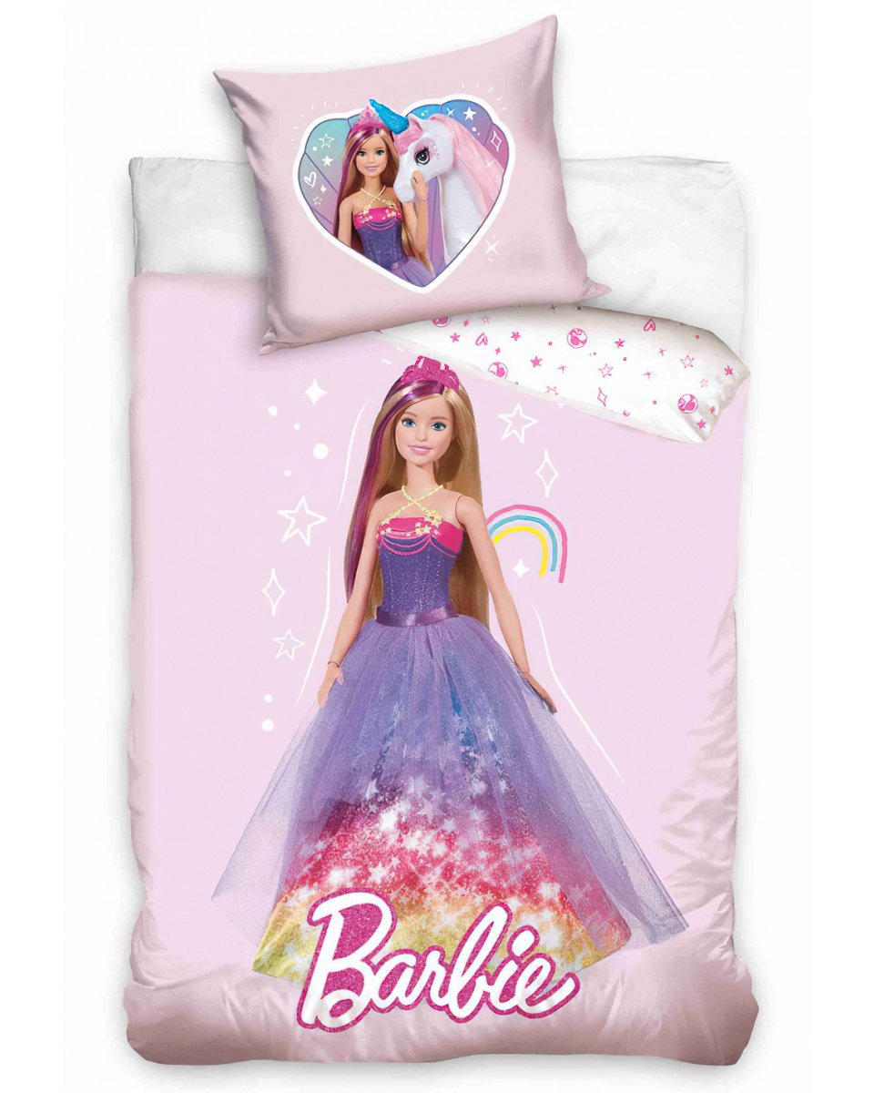 Carbotex Povlečení do postýlky Barbie Princezna