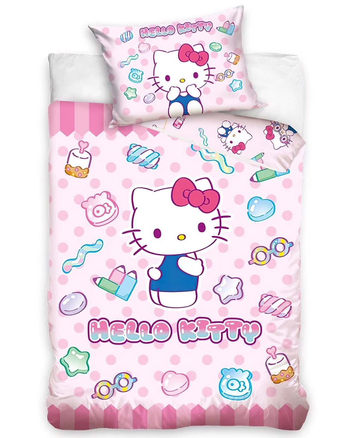 Carbotex Povlečení do postýlky Hello Kitty Sladké Snění
