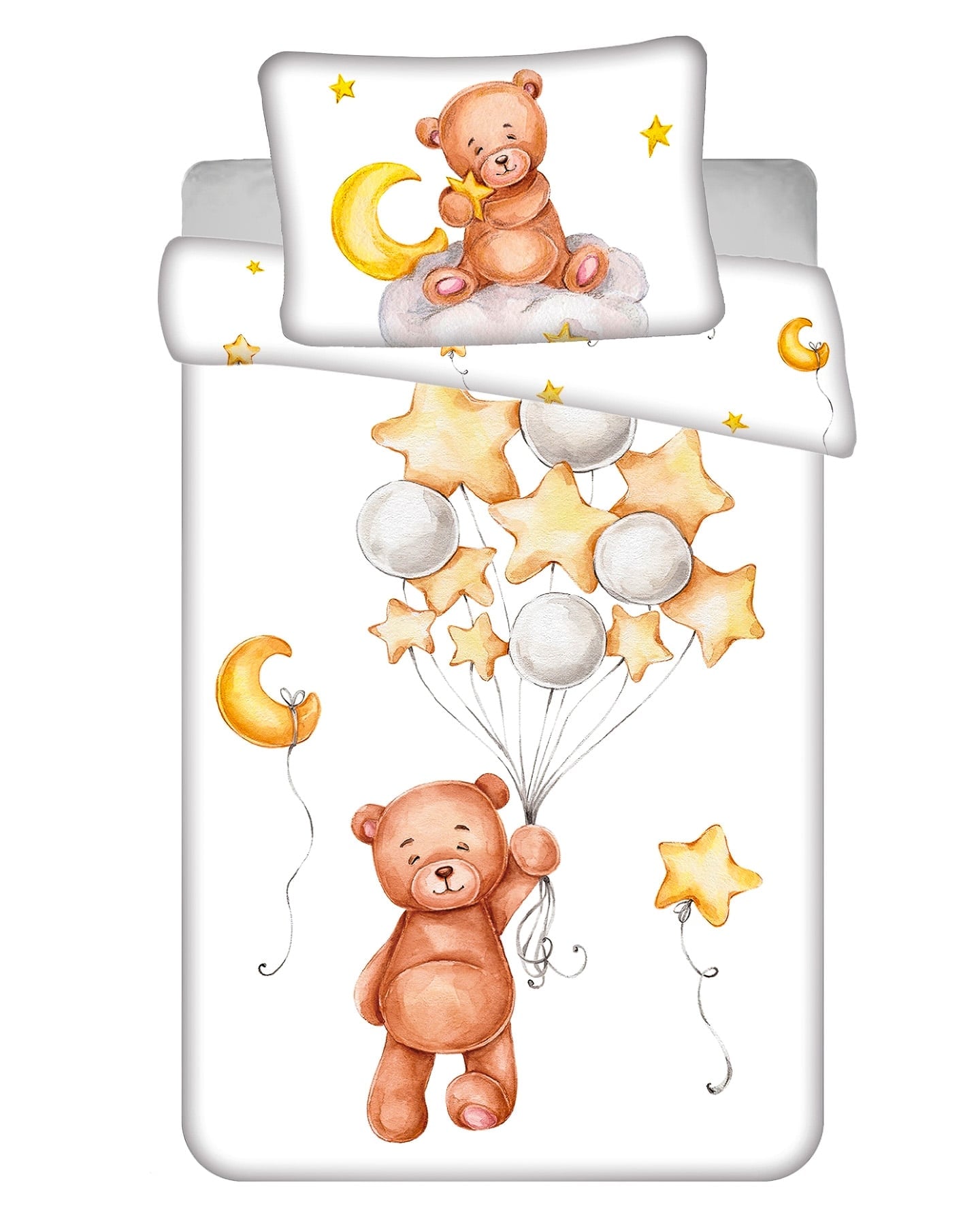 Jerry Fabrics Povlečení do postýlky Medvídek Cute baby Varianta: Povlečení do postýlky Medvídek Cute baby 100x135, 40x60 cm