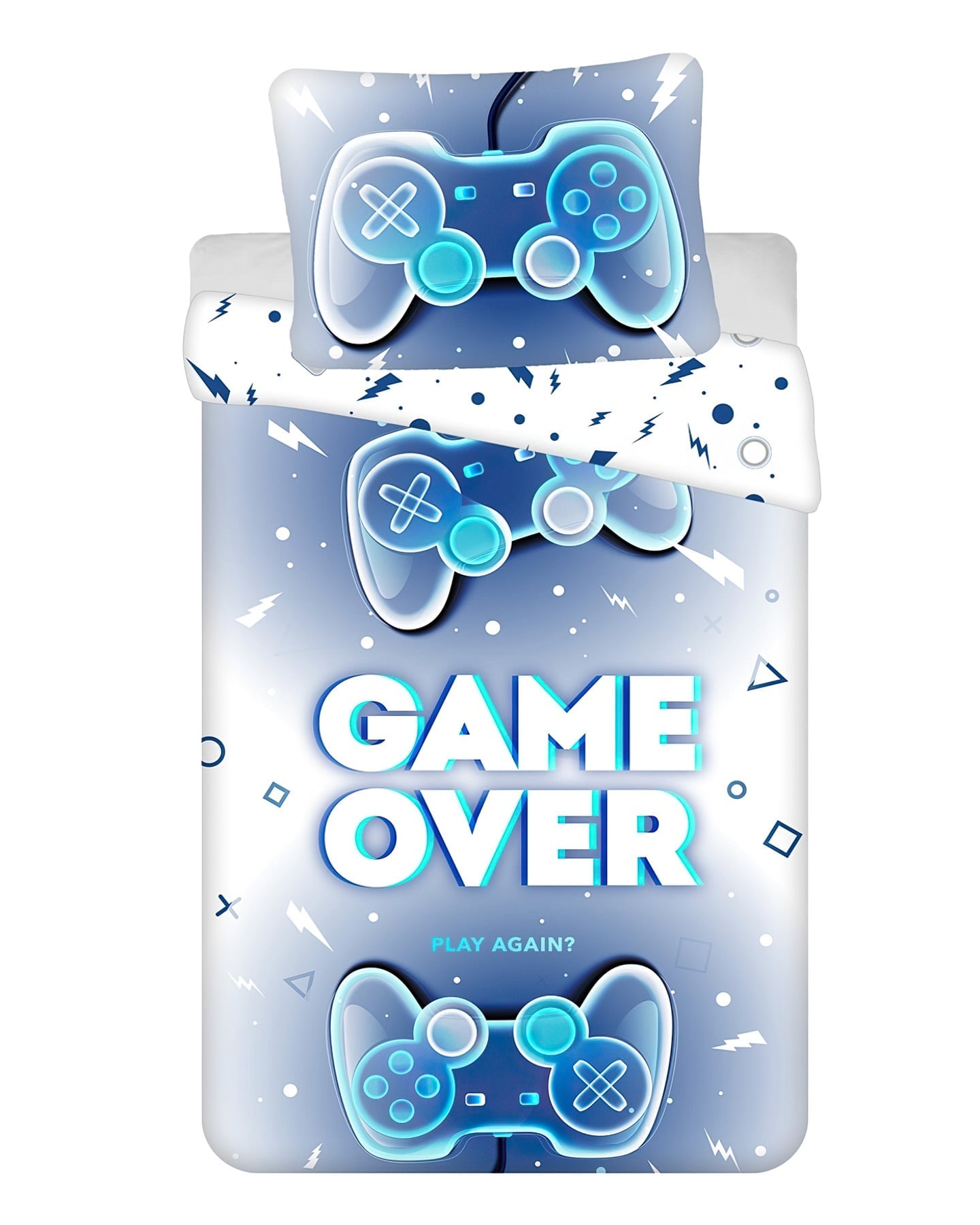 Jerry Fabrics Povlečení fototisk Game over Varianta: Povlečení fototisk Game over 140x200, 70x90 cm