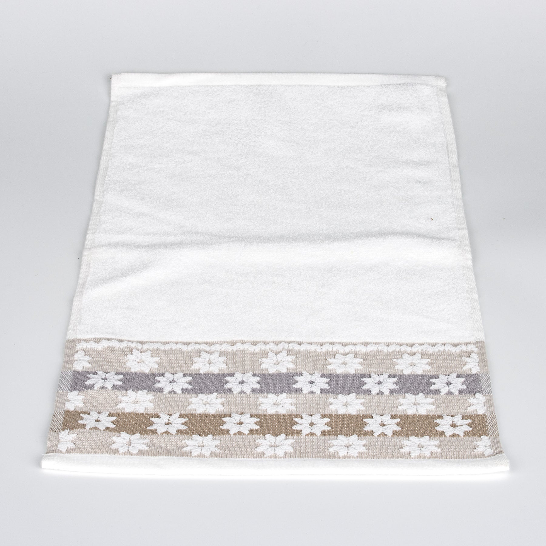 Orbytex dětský froté ručník BÉŽOVÁ LÉGA, bílý, 30x50cm