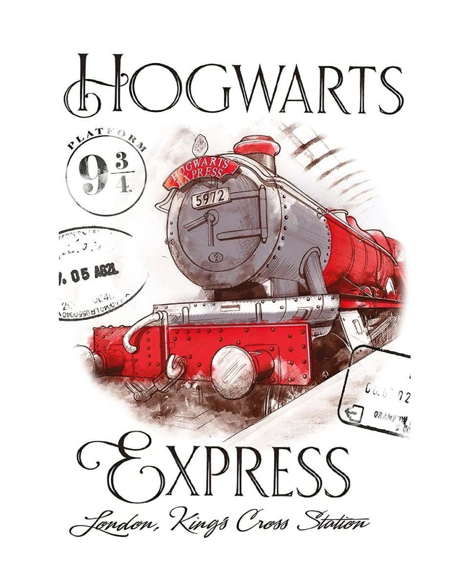 Carbotex Dětský ručník Harry Potter Bradavický Express 30x50 cm